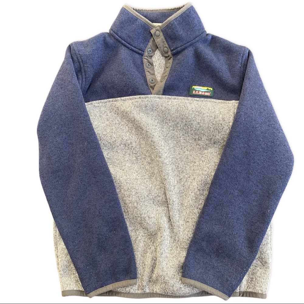 Boys Size 10/12 L.L. Bean Fleece Pull Over